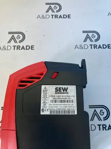 Product: SEW MCLTEB00042B1100, 0.37kW 0.5HP MOVITRAC LTE