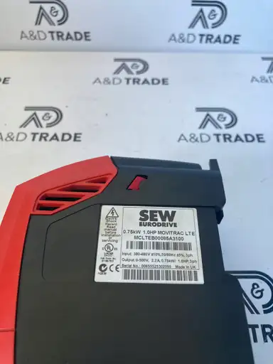Product: SEW MCLTEB00085A3100, 0.75kW 1.0HP MOVITRAC LTE