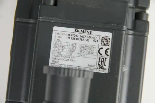 Product: Siemens 1FK7042-2AC7 Servo Motor