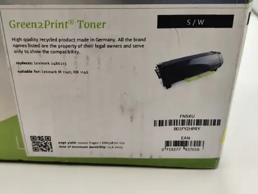 Produkt: Toner L1140 Zamiennik Lexmark 24B6213 Black