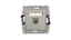 Product: MINI Mechanizm gniazda komputerowego pojedynczego 1xRJ45, kat. 7, ekra...