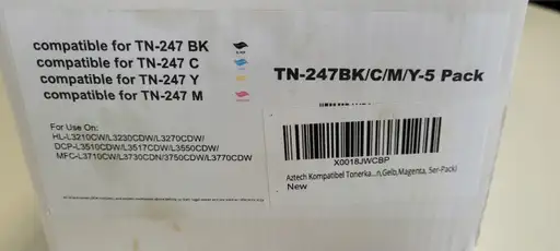 Produkt: Toner Brother zamiennik TN-243 / TN-247BK/C/Y/M 5-pack
