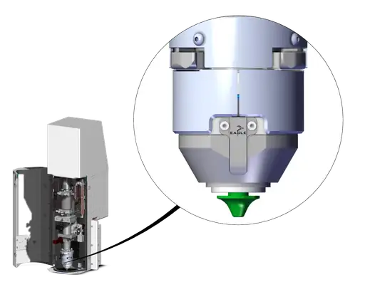 Product: 1.2 D double nozzle for eVa cutting head