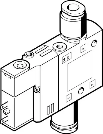 Product: Solenoid pilot valve 3/2 G 1/8 24V DC, 3 ports