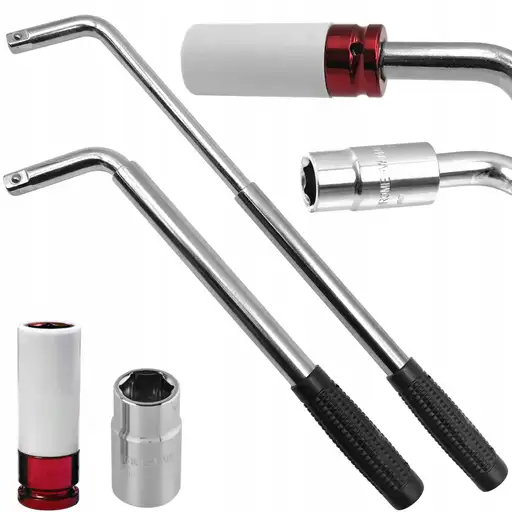 Product: KLUCZ DO KÓŁ ROZSUWANY TELESKOPOWY NASADKI 17mm 19mm ALUFELG 21mm