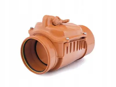 Produkt: Zasuwa burzowa PP DN 160 jedno klapowa typ 1, do kanalizacji zewnętrznej