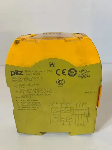 Produkt: Pilz PNOZ s4 C 24VDC 3 n/o 1 n/c nr 750104