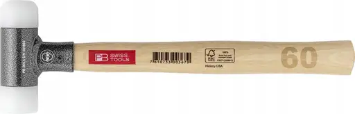 Product: PB SWISS TOOLS PB 300.7 Młotek bezodrzutowy z miękkimi obuchami nylon 60mm