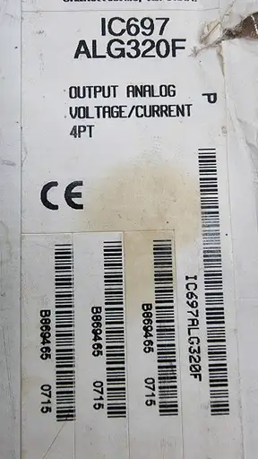 Prodotto: IC697 ALG320F Karta wyjście analogowe