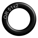 Product: Oring 51x2 NBR70 oil-resistant rubber (1 pc)