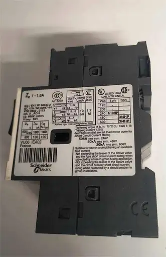 Product: Wyłącznik silnikowy GV2ME06 1-1,6A Telemecanique