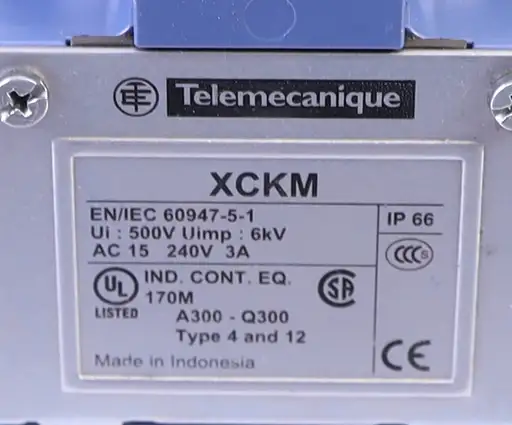 Product: TELEMECANIQUE ZCKM1H29 XCKM + ZCK-D16 + ZCK-Y16