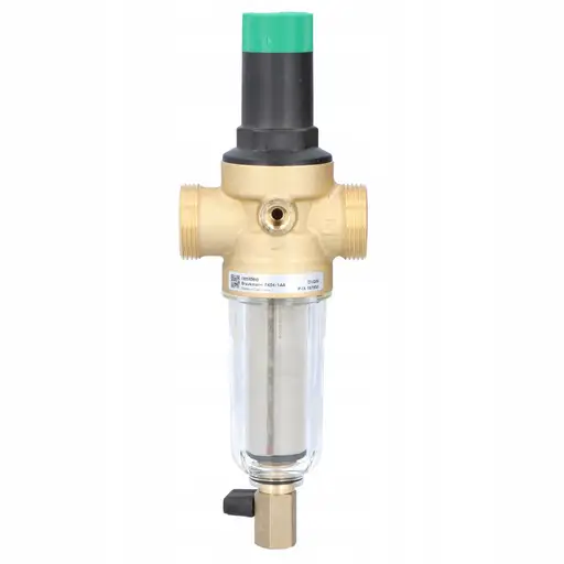 Product: Filtr mini-plus z regulatorem ciśnienia, 1 cal, z opłukiwaniem