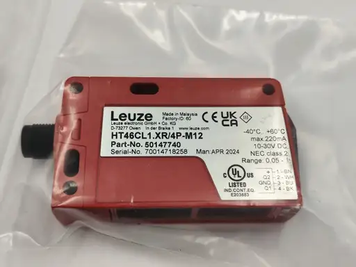 Product: Czujnik dyfuzyjny z tłumieniem tła LEUZE HT46CL1.XR/4P-M12 (50147740)