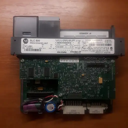 Product: Allen-Bradley Allen Bradley AB SLC 500 1747-L551 CPU UNIT 147-OS501 C 11