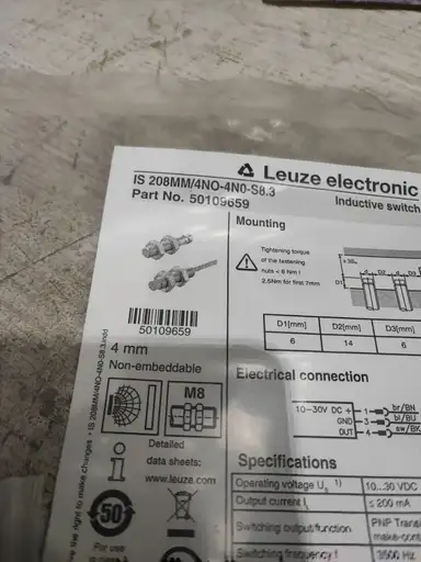 Product: Leuze Electronic 50109659 - kabel do czujnika