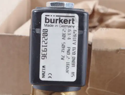 Produkt: BURKERT 00221936   6281EV B20,0NBR M5  00221803 180231 W29MN ! NEW!