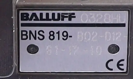 Product: BALLUFF BNS 819-B02-D12-61-12-10
