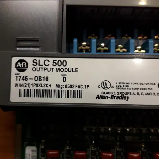 Product: Allen-Bradley Allen Bradley AB SLC 500 SLC500 1746-OB16 OUTPUT MODULE