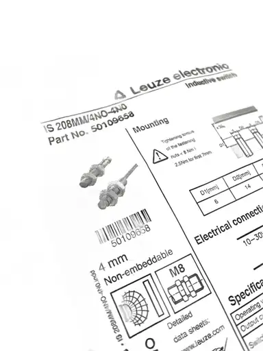 Product: Leuze electronic 50109658 - czujnik zbliżeniowy