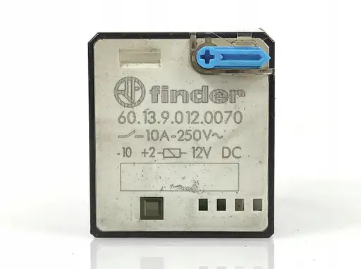 Product: FINDER 60.13.9.012.0070 PRZEKAŹNIK 10A 250V~ 12Vdc