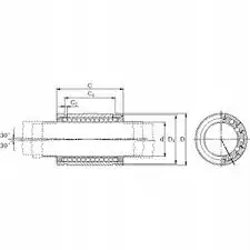 Product: Łożysko liniowe 30mm, tuleja toczna KBA-30 , R067003000