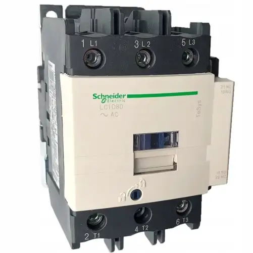 Produkt: Stycznik mocy TeSys D AC3 80A 3P 1NO 1NC cewka 230VAC zaciski skrzynkowe