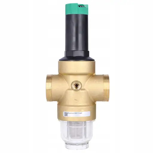 Product: Regulator ciśnienia, ze śrubunkami, 1 1/2 cala, z manometrem 0-10 bar