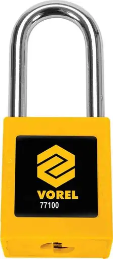 Product: VOREL 77100 Kłódka z powłoką nylonową + 2 klucze
