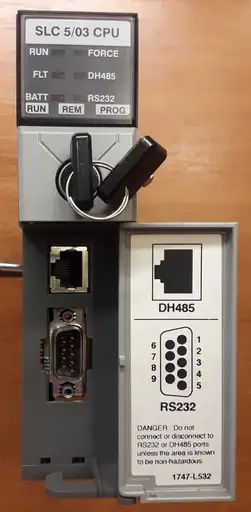 Product: Allen-Bradley Allen Bradley AB SLC 500 1747-L532 E 8 CPU UNIT 1747-OS302 C5