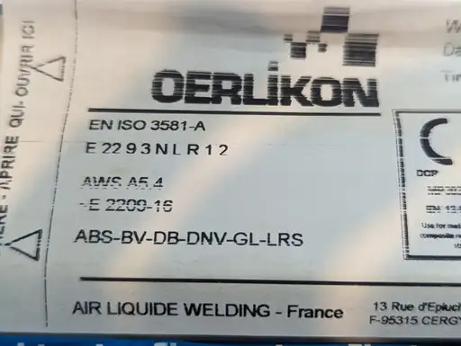 Product: ELEKTRODY OERLIKON SUPRANOX E 22 9 3 N 4.0X350 W000258450 40PCS 2,0KG