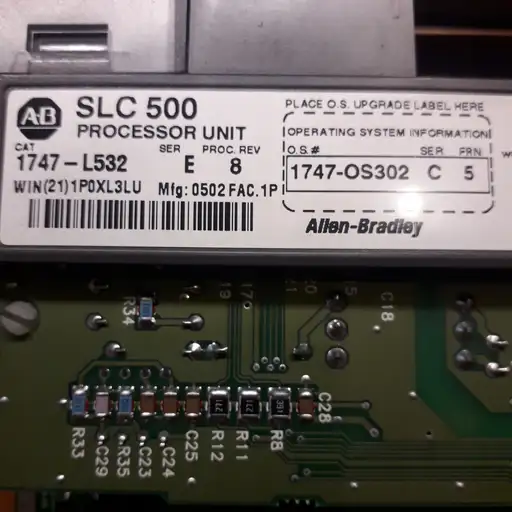 Product: Allen-Bradley Allen Bradley AB SLC 500 1747-L532 E 8 CPU UNIT 1747-OS302 C5