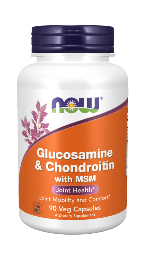NOW Glukozamina & Chondroityna z MSM