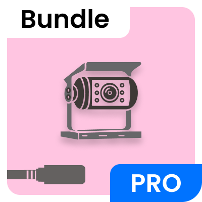 FleetCam Pro Auxiliary Camera & Cable Bundle