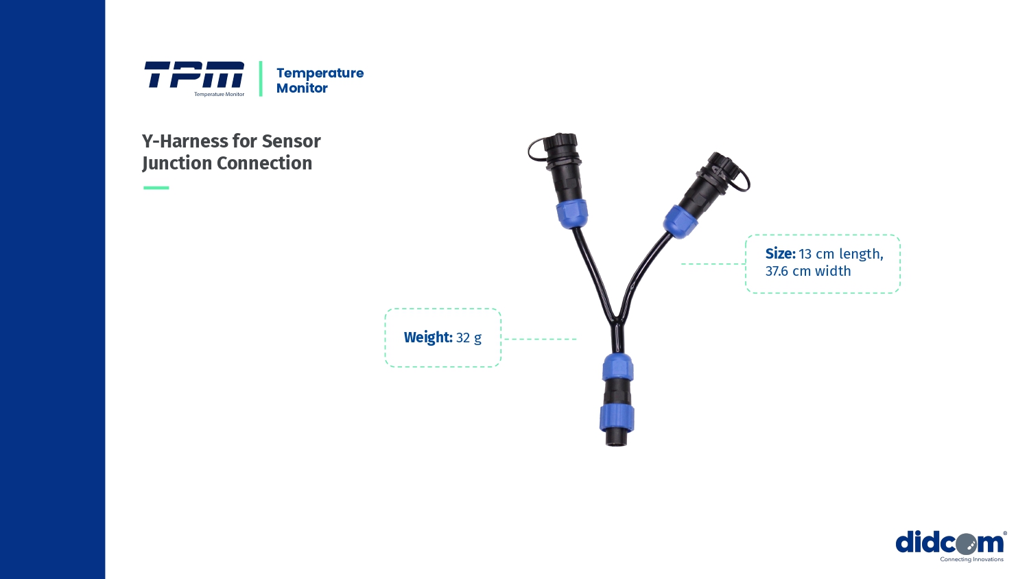 image of Didcom Y-Harness for Sensor Junction Connection