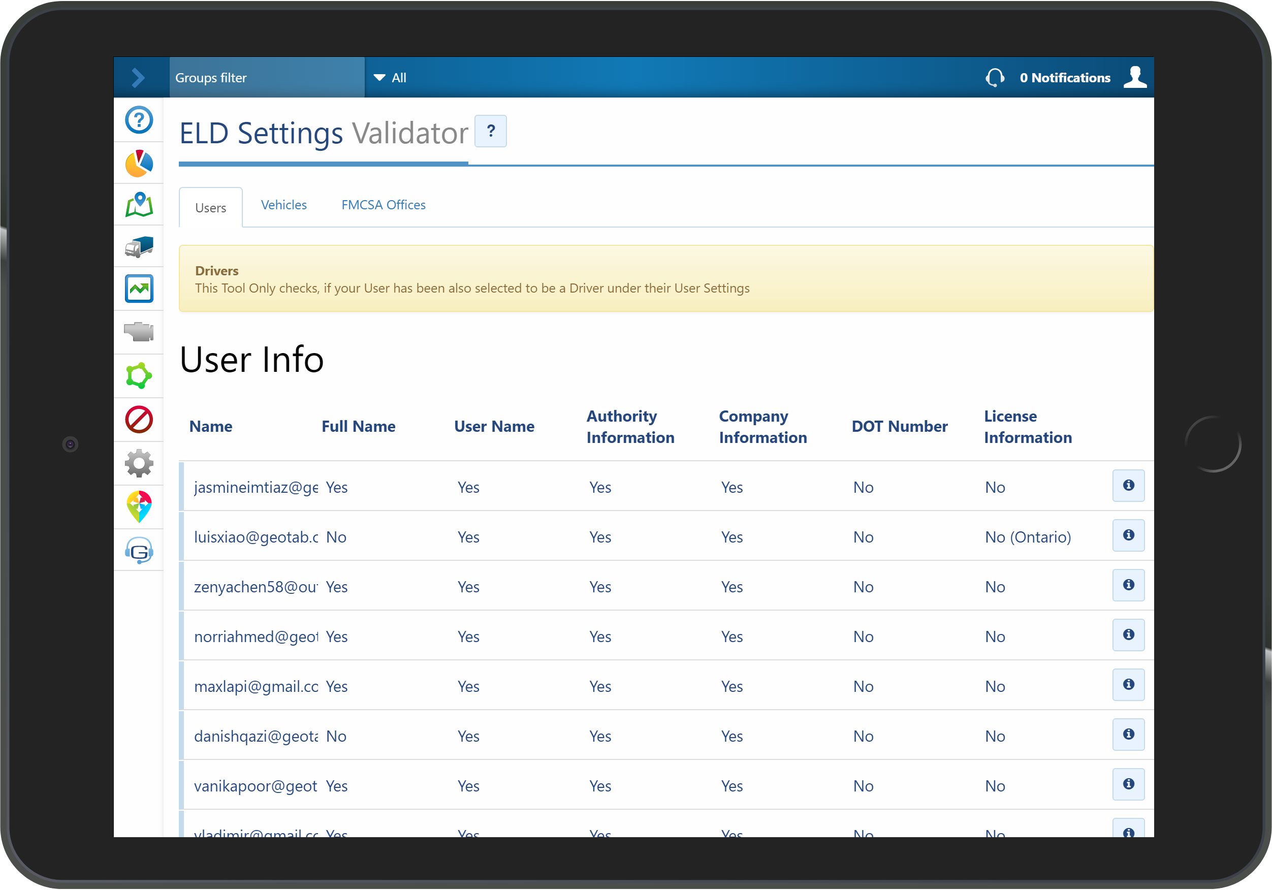 image of ELD Settings Validator