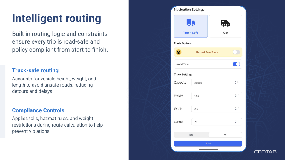 image of Geotab Navigation