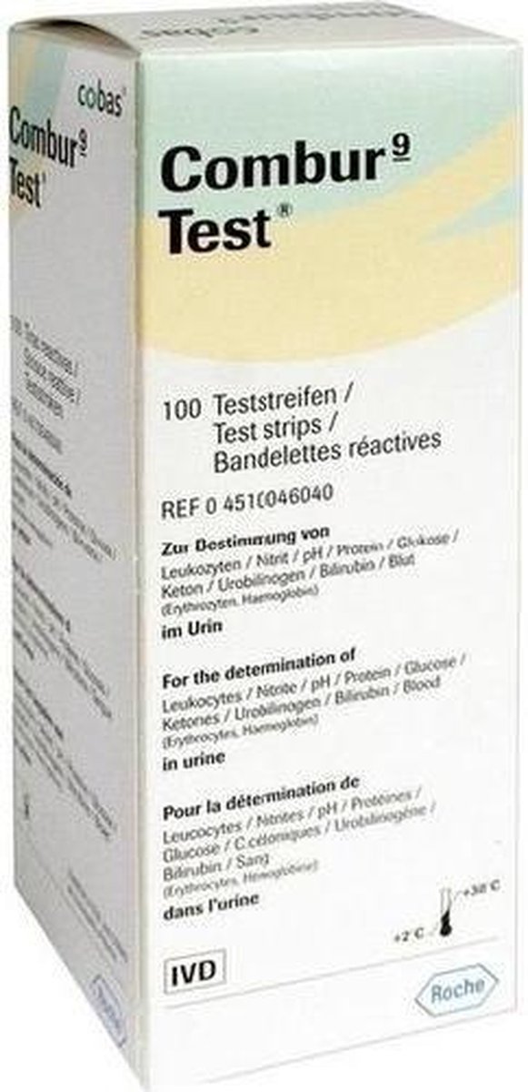 Roche Bandelettes de test urinaire Combour-10-Test UX pour Urisys 1100