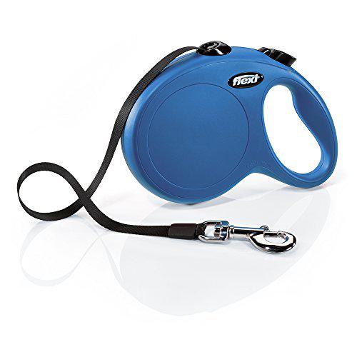 FLEXI New Classic - Guinzaglio Retrattile per Cani, Taglia L, Colore: Blu