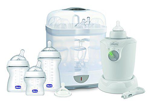 Chicco Starter Set, Sterilizzatore/Scaldabiberon e Kit Biberon