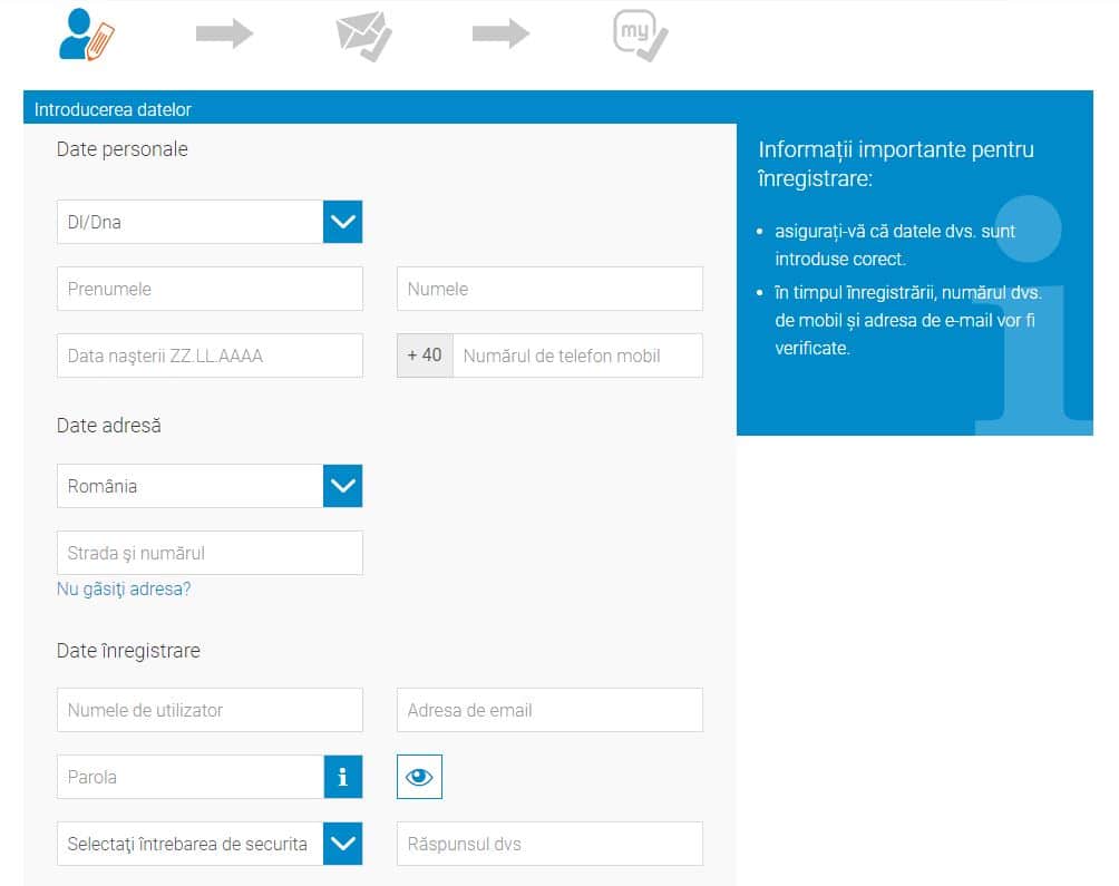 paysafecard - date personale