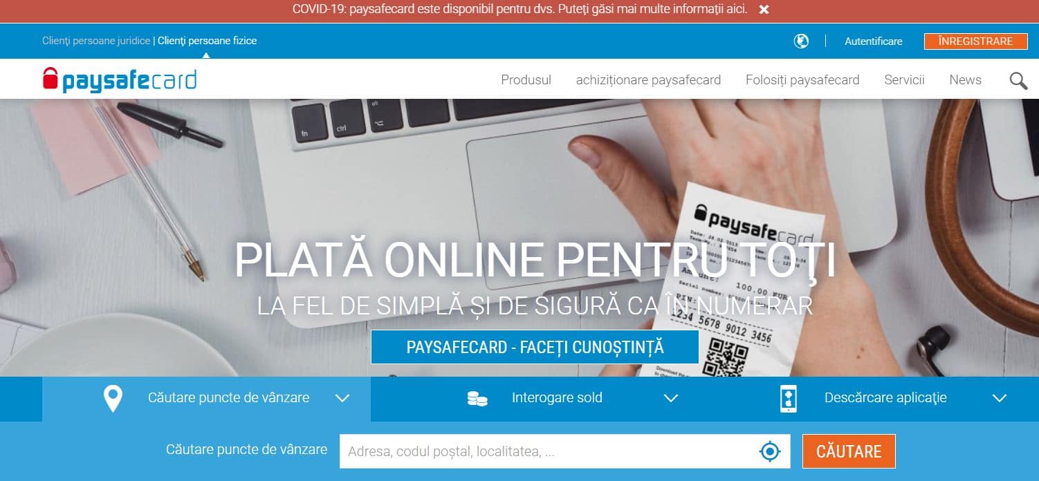 paysafecard - plata online