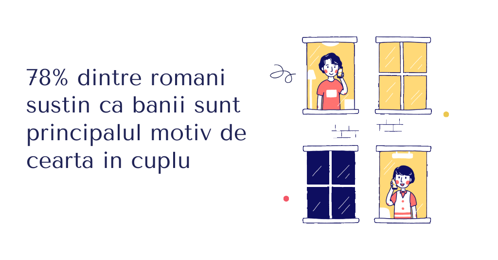 78% dintre romani sustin ca banii sunt principalul motiv de cearta in cuplu