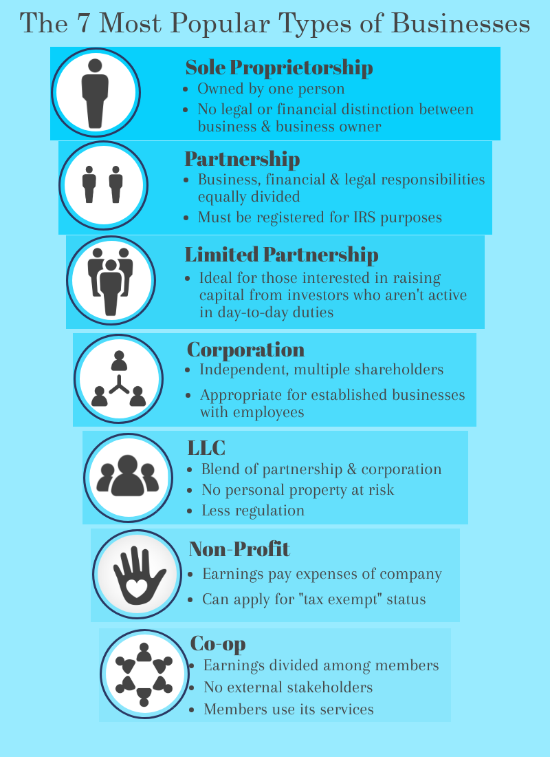 The Seven Most Popular Types of Business Structures | Volusion (2022)