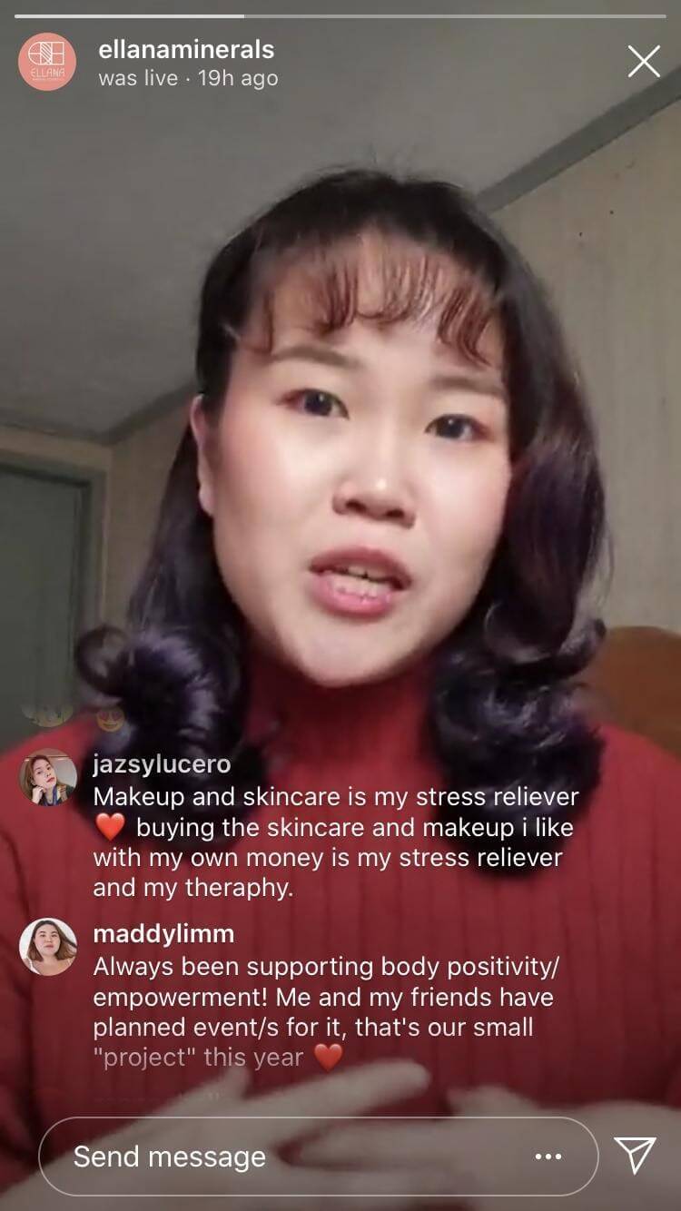 Example of an Instagram Live takeover.