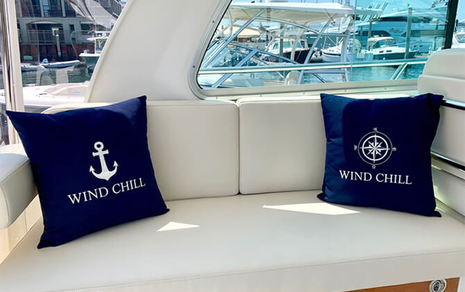 Image of Nantucket Bound pillows.