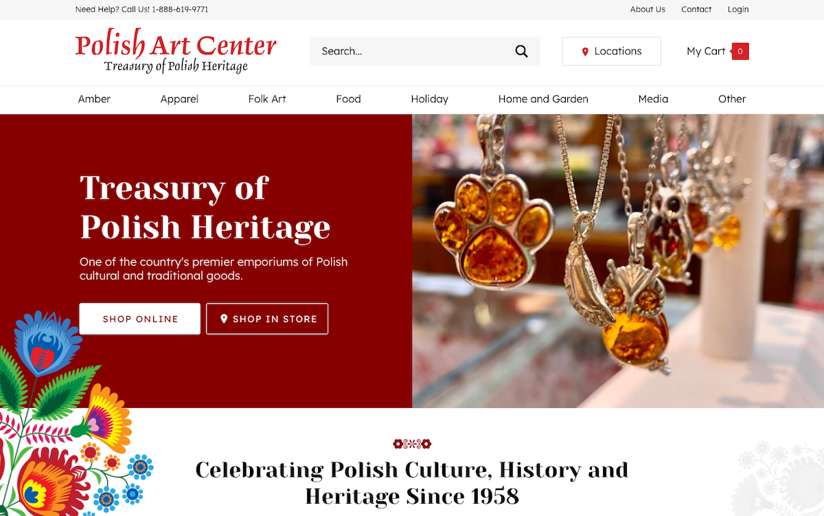 Polish Art Center Website