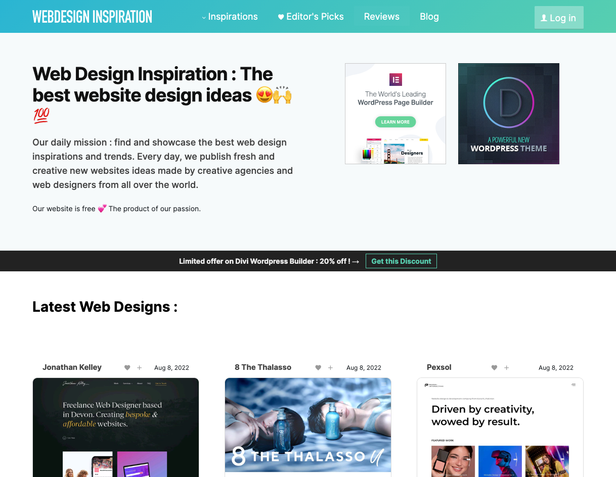 Web Design Inspiration