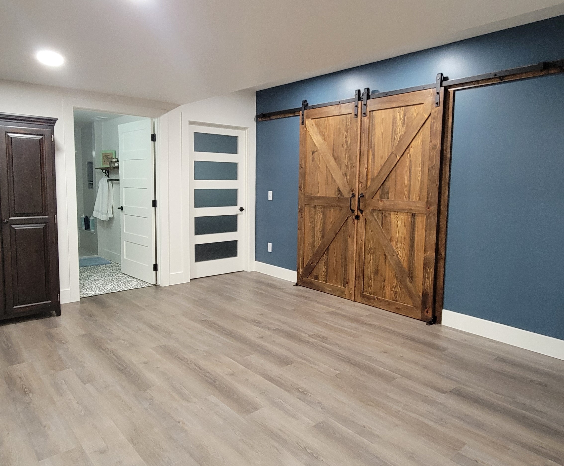 After — residential renovation in Ridgecrest, straight-on composition with clean verticals and soft daylight