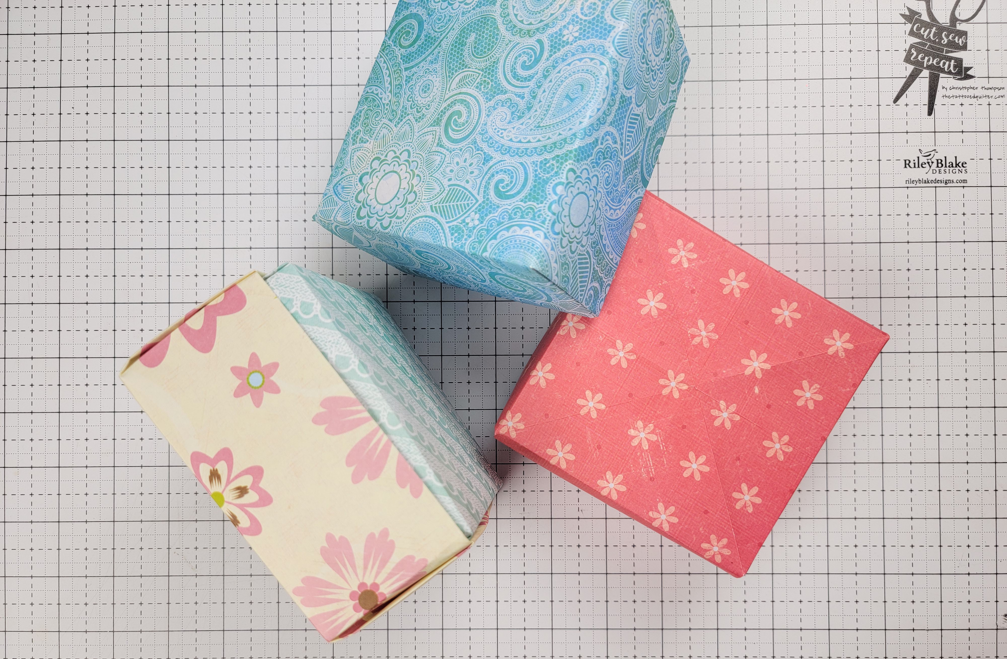 DIY origami gift boxes